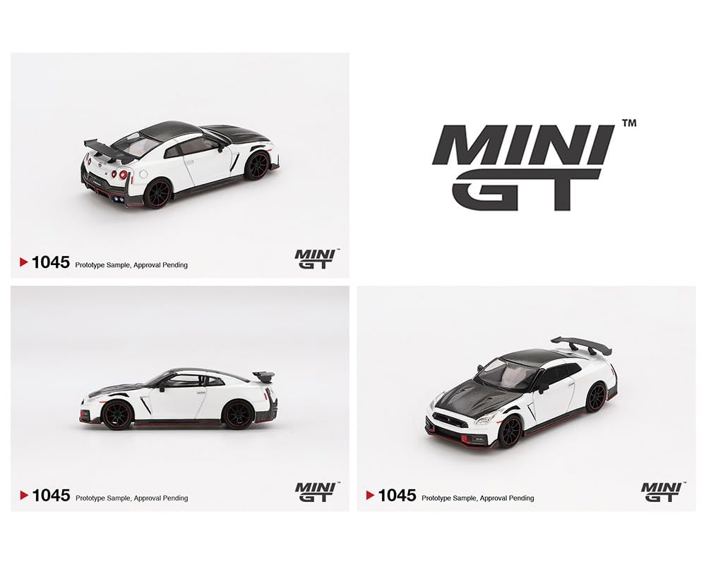 MINI GT Nissan GT-R Nismo 2024 – Brilliant White Pearl Diecast