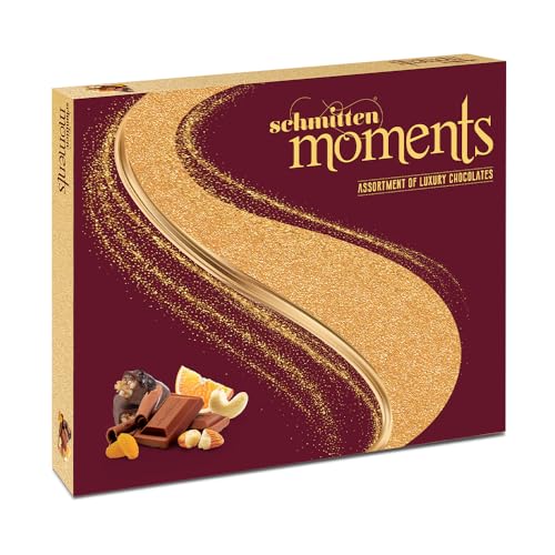 Image of Schmitten Luxury Chocolate Gift Box Pack | Assorted Milk & Dark Chocolate Bars | Premium Selected Ghanian Cocoa Beans | Gift Hamper For Your Loved Ones And Valentine's Day, Bitsy - 110 Gram