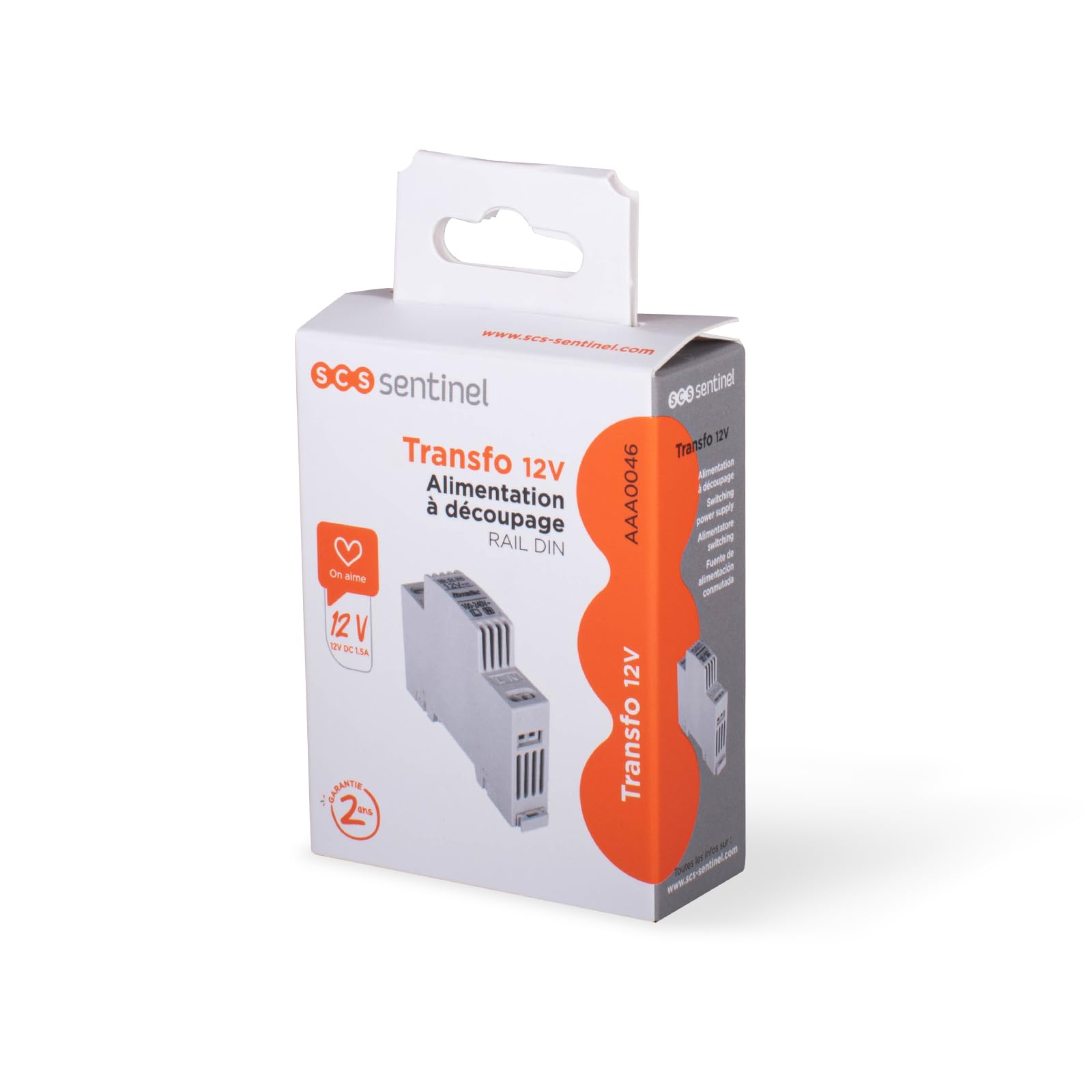 SCS Sentinel, AAA0046, Transformador de alimentación 12V, Fuente de alimentación conmutada carril DIN, Fuente de alimentación, Portero automático
