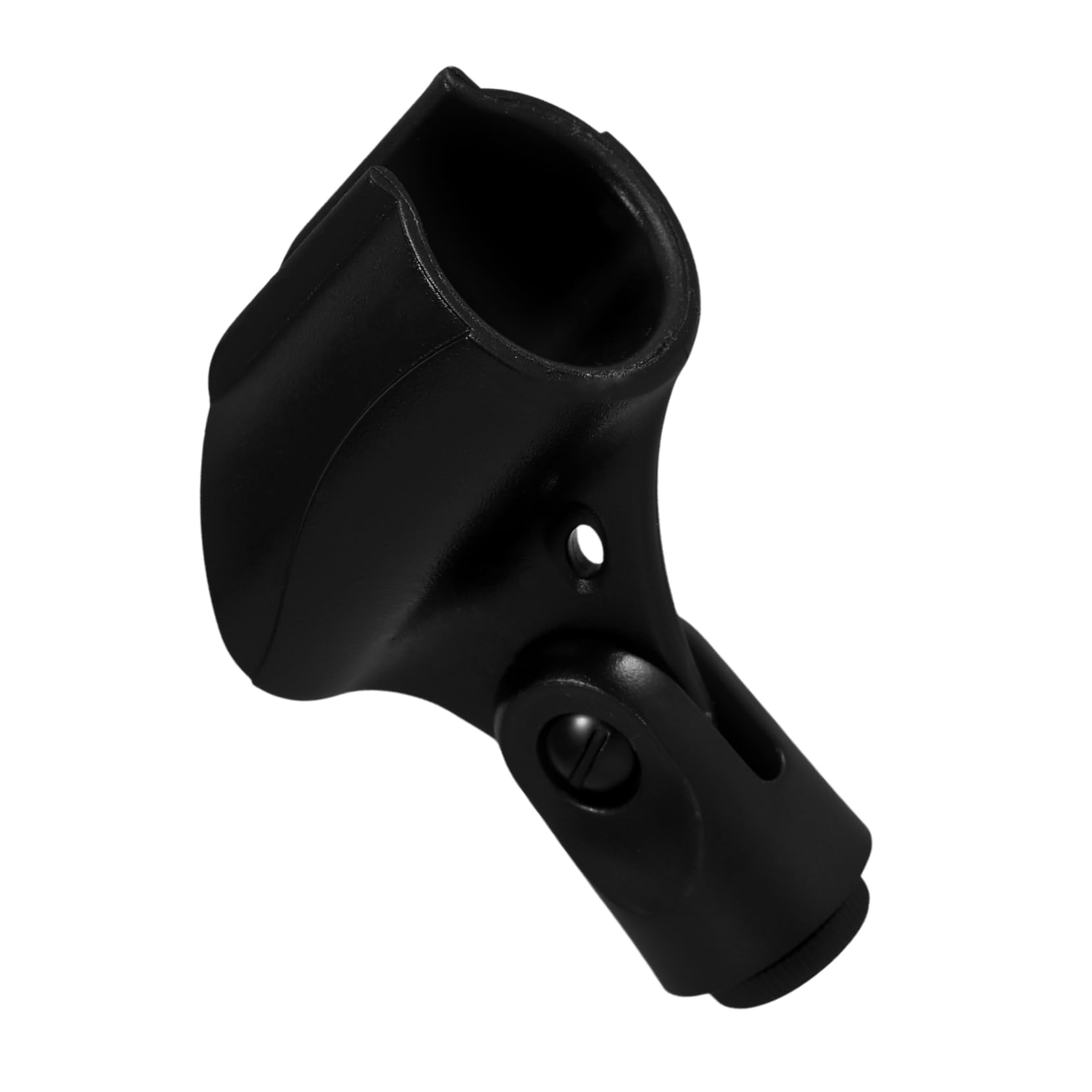 BESPORTBLE Microphone Clip Holder Type Mic Stand Clip for Wired Mics Easy Installation Lightweight Portable Durable Design Mic Accessory for Musicians Podcasters