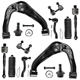 ASTRAPRO -12pc Front End Suspension Kit for Nissan Frontier Pathfinder Xterra 2 Upper Control Arms 2 Lower Ball Joints 2 Sway Bars 4 Tie Rods Outer & Inner 2 Tie Rod Boots + Bellows Replacement