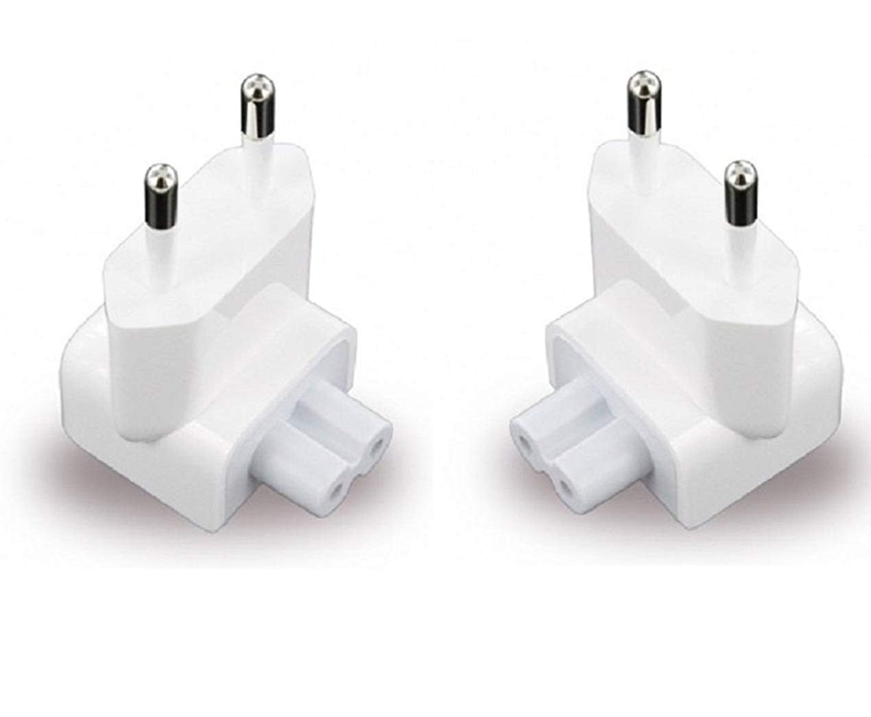Lukzer 2-Pin EU Style Plug Adapter (Pack of 2) for MacBook, iPad, iPhone, Pro, Air, Power Adapter – Lightweight Durable European to Indian Power Converter for Apple Devices & Travel Use-image-45