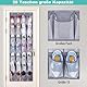 MISSLO 28 Große Taschen Organizer über der Tür für Schuhe, Kleiderschrank Schuhregal Tür Hängend Mesh Hängende Lagerung Schuhaufhänger, Grau