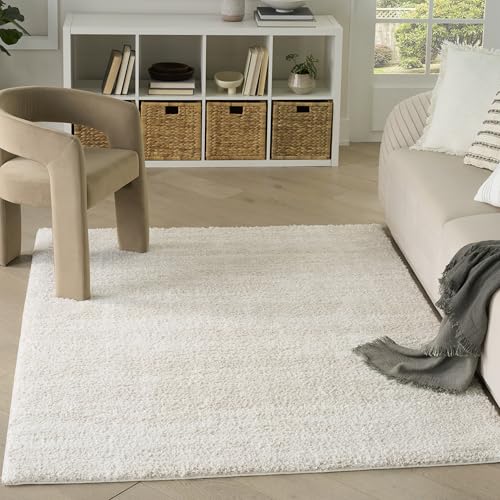 Tapete Modern Shag Beige Marino 84 in x 63 in miniatura 1