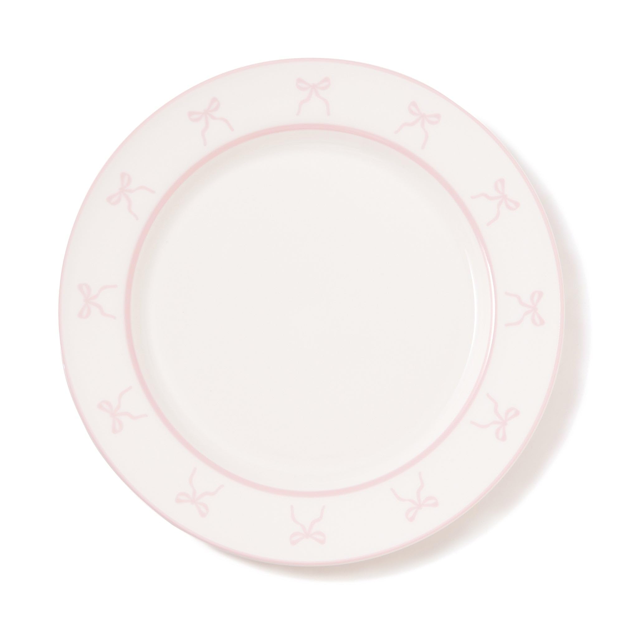 Amazon.co.jp: Francfranc フランフラン リボン プレート M ピンク 皿