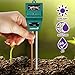 Price comparison product image Fosmon Soil pH Tester - 3 in 1 Measure Soil pH Level, Moisture Content, Light Amount Soil Test Kit for Indoor Outdoor Plants, Flowers, Vegetable Gardens and Lawns