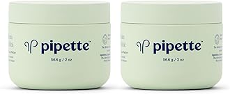 Pipette Baby Balm - Protects, Hydrates & Nourishes Sensitive Skin - Baby Essentials for Newborn with Renewable Plant-Derived Squalane, 2 oz (Pack of 2)EWG Verified