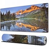 【GRANDE TAILLE PARFAITE】: 300 x 800 x 3 mm La taille de s'adaptera parfaitement à votre bureau et offrira un espace de mouvement parfait. S'applique à tous les types de claviers et de souris, offrant beaucoup d'espace pour les jeux professionnels ou le travail de bureau.