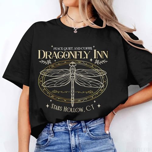 Dragonfly Inn Shirt - Breast Cancer Shirt - Hollow Womens Tshirts - Stars Diner T-Shirts4