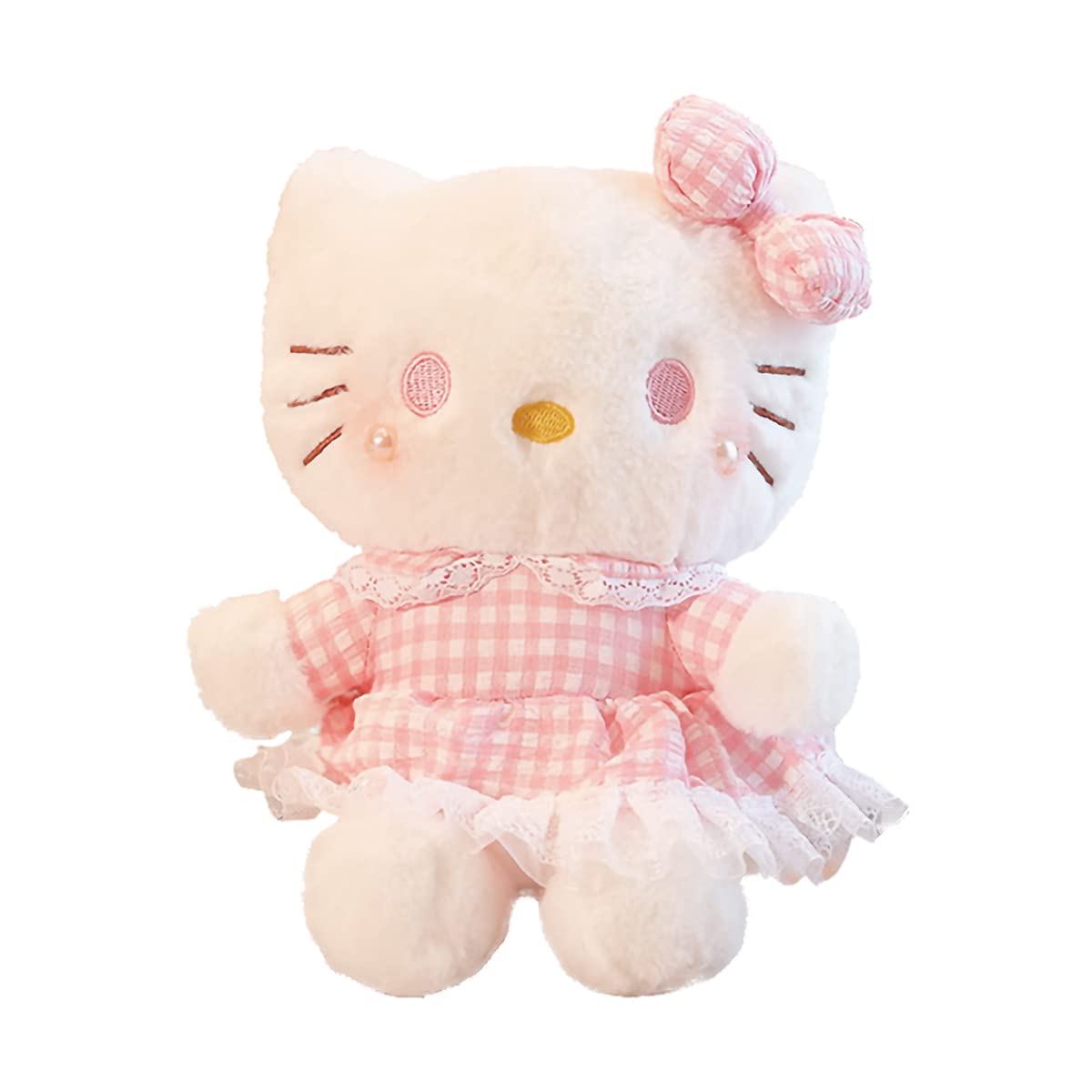 XRHOT Cartoon Cat plush, Anime Plush toy, Children Plush Toy, Toys Environmental Friendly PP Cotton Filling Cartoon Pillows Birthday Toys Gifts Home Decoration for Boys Girls Kids(25 cm)