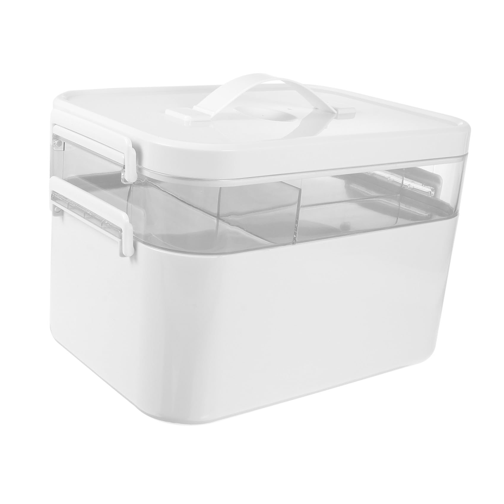 Scatola Medicinali Casa Portatile Capacità con Maniglia Organizer per Primo e Conservazione Farmaci Adatta per Viaggio e Ufficio