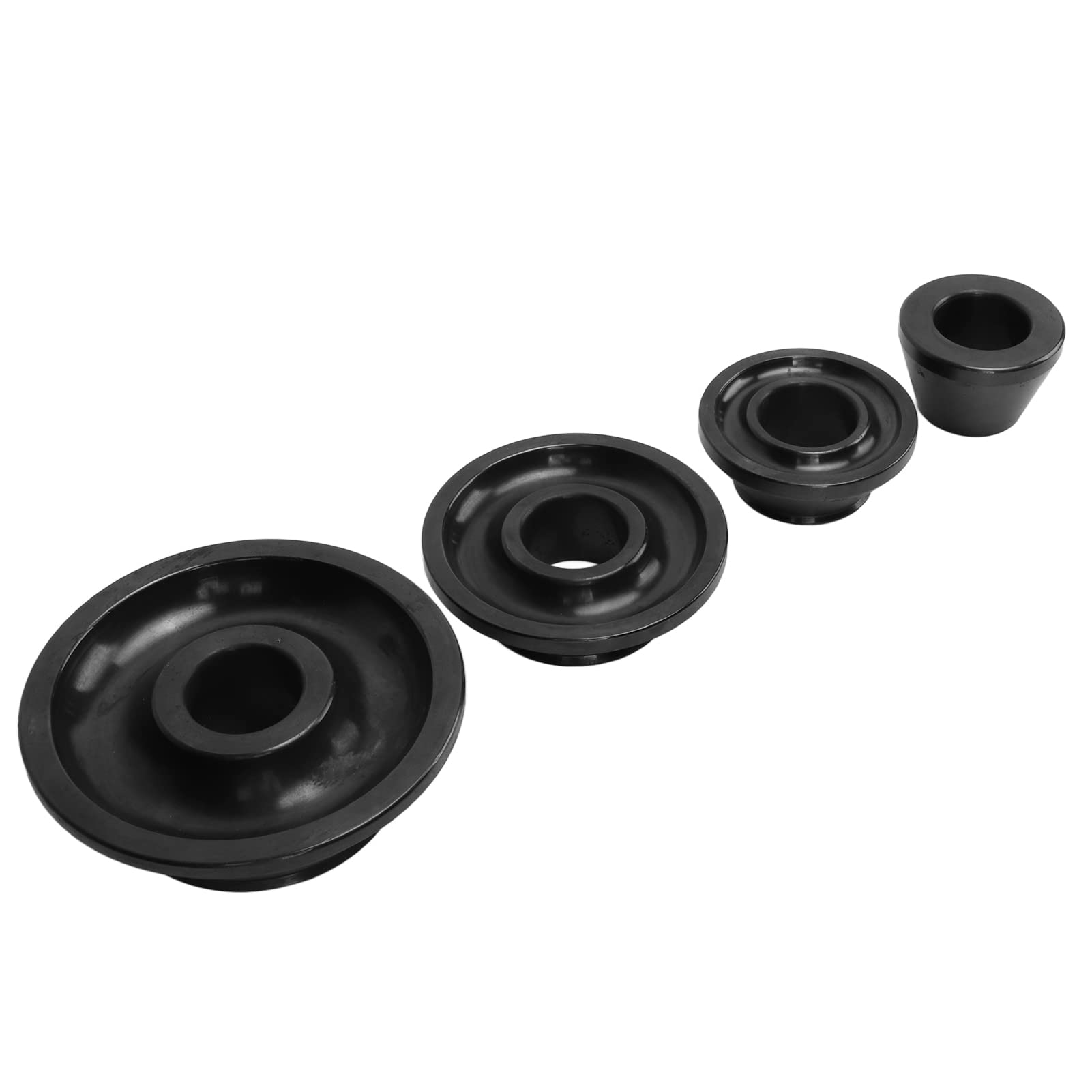 Keenso Juego de 4 Conos Cónicos para Equilibrador de Ruedas, Herramienta de Reparación de Neumáticos de Acero Al Carbono de 36mm de Diámetro Interior con Eje de 36mm para Coche, Camión,