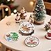 8PCS Christmas Diamond Art Coasters Kits, DIY Diamond-Dots for Adults Christmas Coaster for Home Office Cup Diamonds Painting Coaster