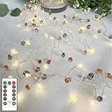 Idéal pour un cadeau : cette guirlande lumineuse scintillante à piles, plus dense, plus étincelante et plus enchanteresse que les lumières de Noël ordinaires, correspond aux bijoux en acrylique de style bohème, de sorte qu'il peut ajouter une atmosphère romantique et vous rendre détendu et heureux. Cadeau idéal pour un anniversaire, la fête des mères ou des fiançailles