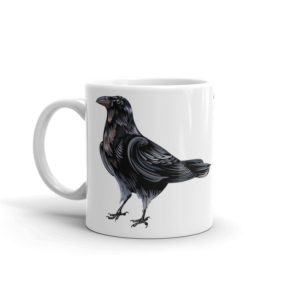 Dv Mugs Ltd Multi Raven Crow 10Oz Coffee Tea Mug #9191