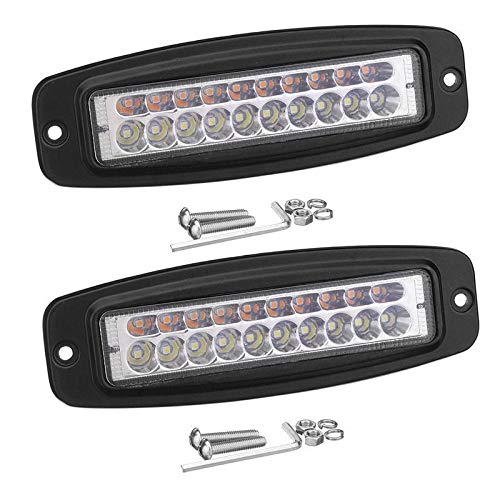 Lámpara de Niebla Led Dual-Color Contra la Ceguera Nocturna 100W 2X 3