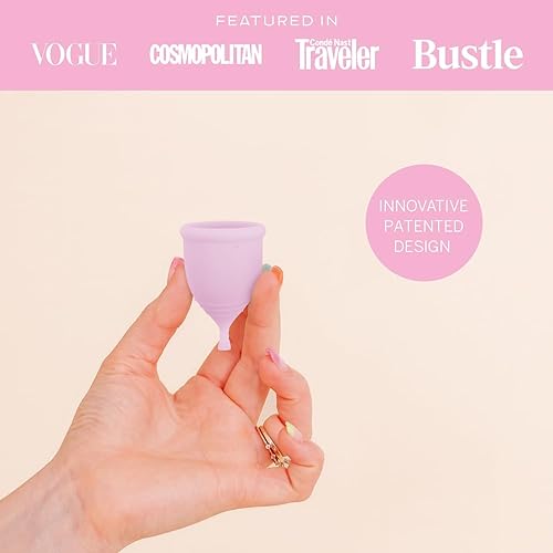 Miniatura 2 de Pixie Soft Menstrual Cup  Las tazas de período más cómodas para mujeres con cuello uterino inclinado  Compra uno que le damos uno  Incluye guía de