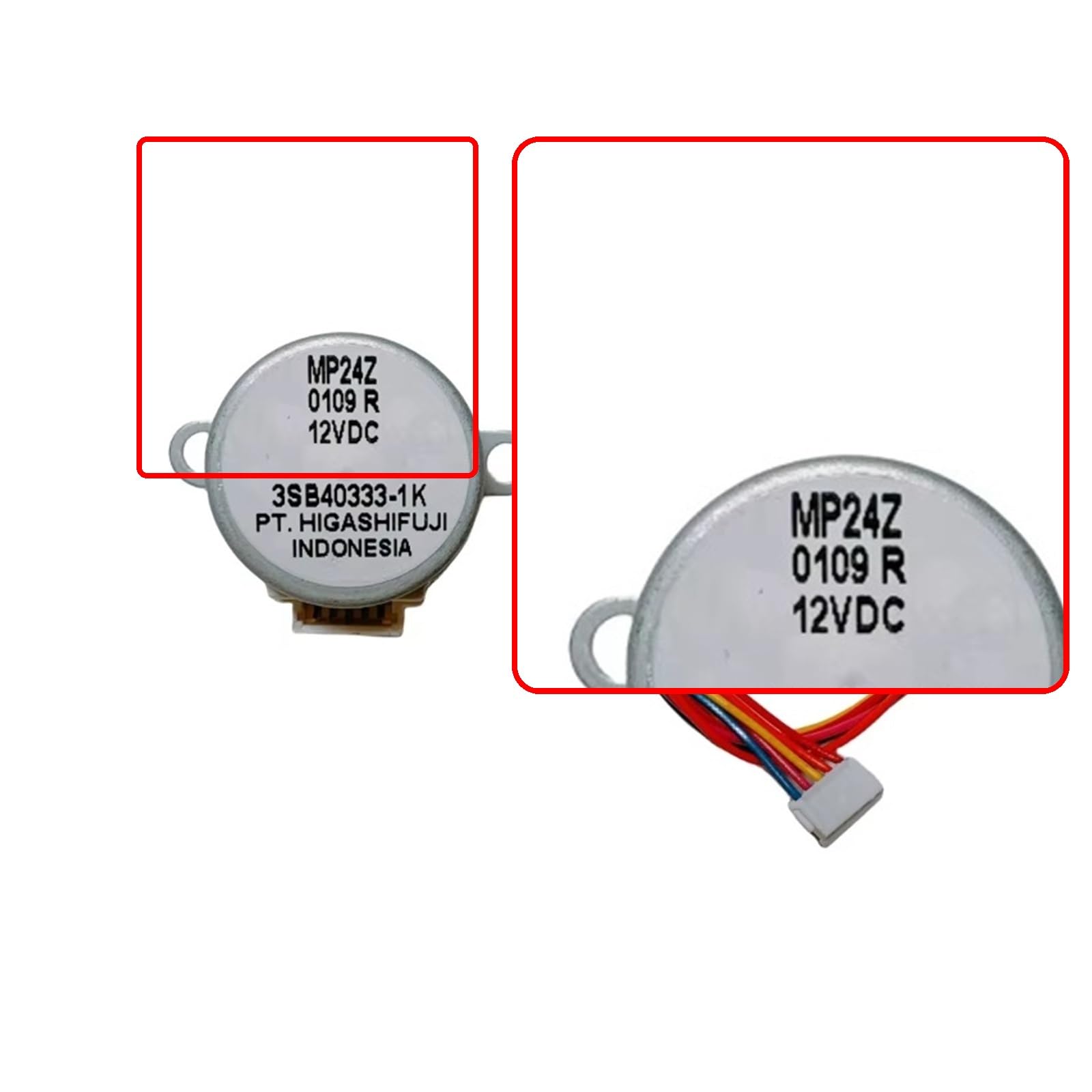 Motor De Giro De Aire Acondicionado MP24Z 12V Motor 3SB40333-1K Ventilador Oscilante FT25DVM Arnés Enrollado Refrigerador(Motors and wires)