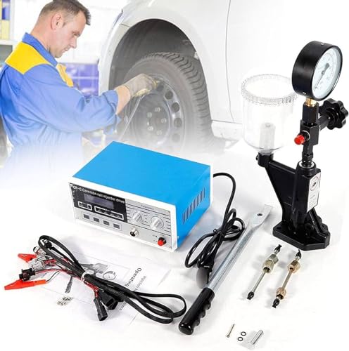 VitalisWorks Iniettore Diesel Common Rail, Tester Multifunzione per iniettori Diesel Common Rail CR-C per bos-ch, per den-so e per del-phi Common Rail, validatore ugello Carburante S60H