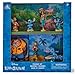 Disney Store Official Lilo & Stitch Figure Set – 7 Fully Sculpted Disney Figures Including Lilo, Stitch, Nani & More in Double-Tiered Box with Scenic Backgrounds