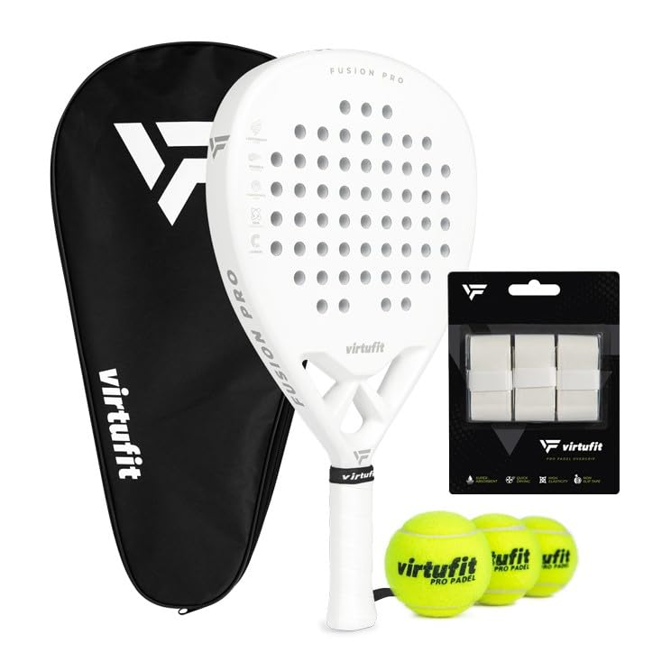 VirtuFit Fusion Pro zestaw wioseł - biały - srebrny