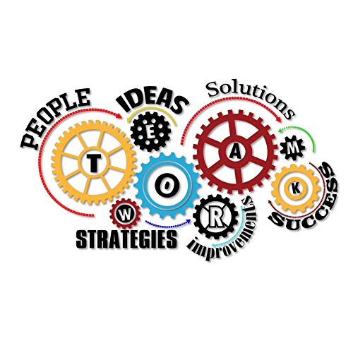 A Top Decals Large Vinyl Color Wall Decal Teamwork Success Stickers Large Office Team Building Decor