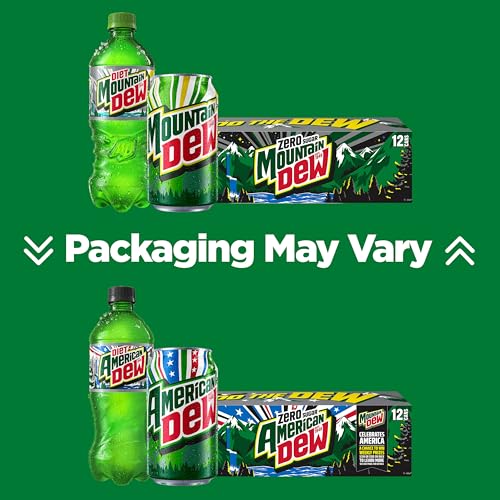 Image of Mountain Dew Soda, 12 Fl Oz Cans (Pack of 12)
