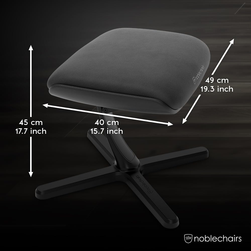 Amazon.co.jp: noblechairs フットレスト FOOTREST 2 - BLACK EDITION