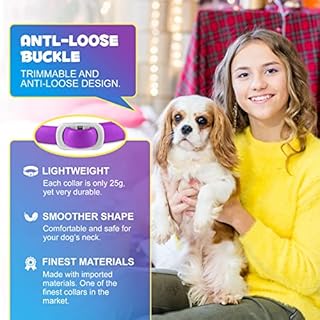 Collare calmante per cani, confezione da 3 pezzi, per alleviare l'ansia del cane, collare calmante regolabile per cani, separazione, sollievo dall'ansia e dallo stress, 60 giorni, effetto calmante a