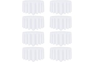 Round White Tablecloth Sets: Stylish and Durable Table Linens for Special Occasions
