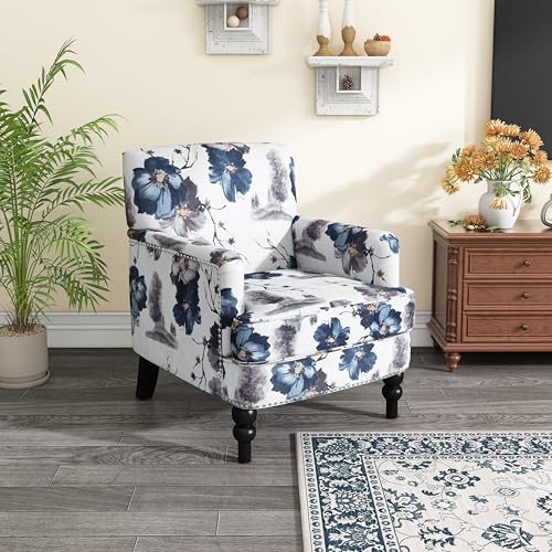 Christopher Knight Home Boaz Fabric Club Chair - Floral Print - Image 6