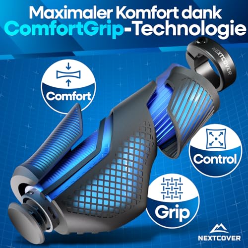 NEXTCOVER Fahrradgriff ergonomisch mit Comfort Grip-Technologie für MTB und Fahrrad, 2 Stück