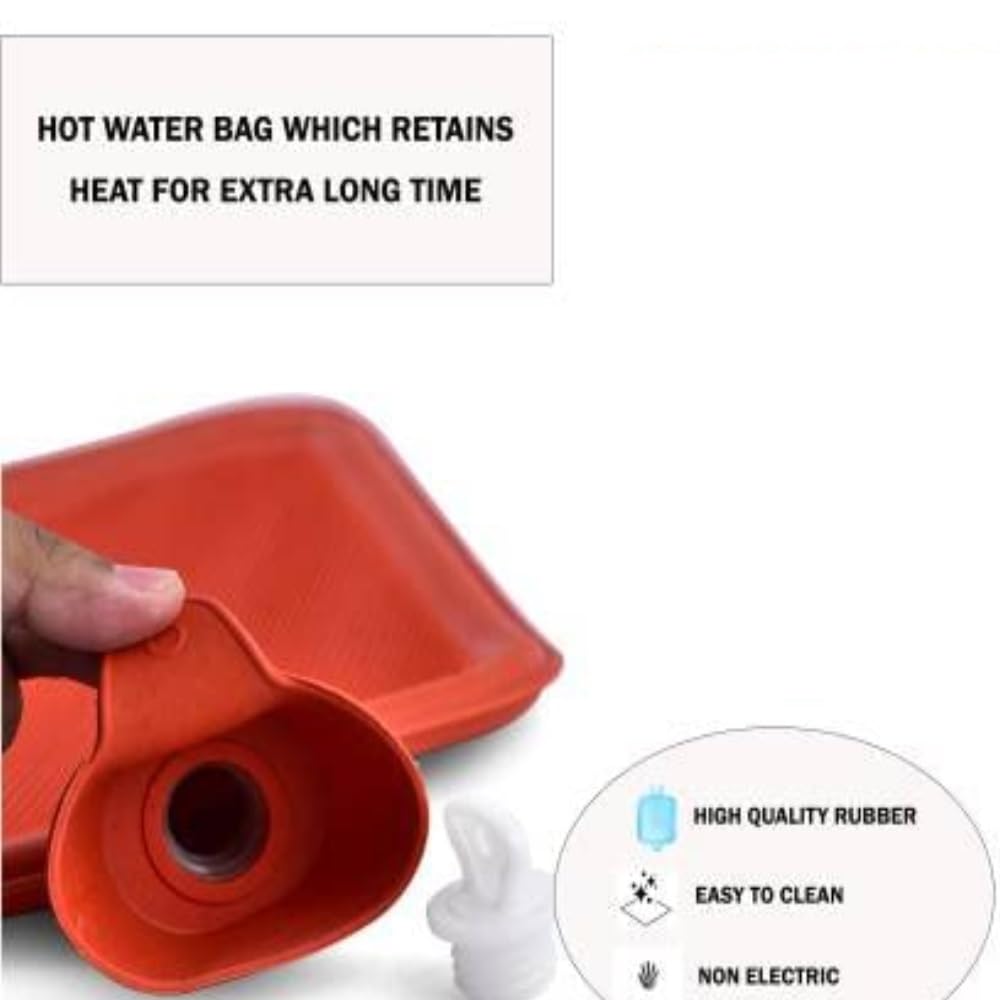 V4L Hot Water Bag/Bottle - Ideal for Back pain/Body ache/Menstrual pain - NON-ELECTRICAL 2 L Leak Proof - Image 6 thumbnail