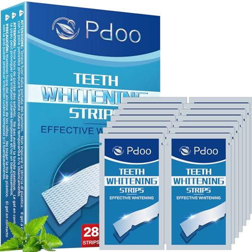 Bande Blanchiment Dentaire 44 Bandes - Blanchiment Dentaire sans Peroxyde - sans Sensibilité à la Douleur - Whitening Strips Efficace, Élimine Taches Café/Thé/Vin, Résultats Visibles Rapidement