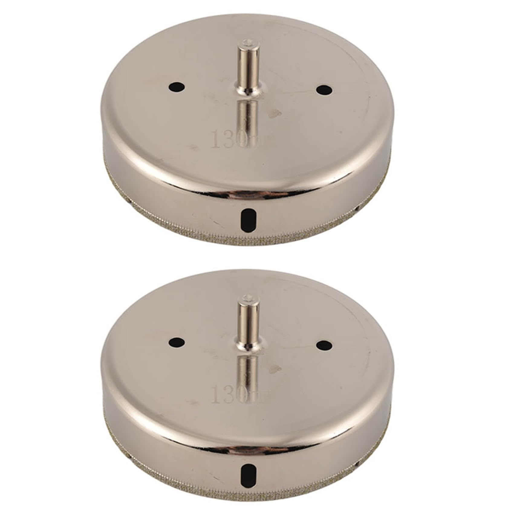 Jnchdghwa Silver 2X 130Mm Drill Bits Hole Saw Hollow Core Drill Bits For Glass Ceramic Porcelain Tiles Marble Quartz