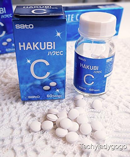 Hakubi White C 60 Tablets Made in Japan