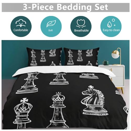 Ropa de cama de microfibra transpirable con fundas de almohada 3D 7