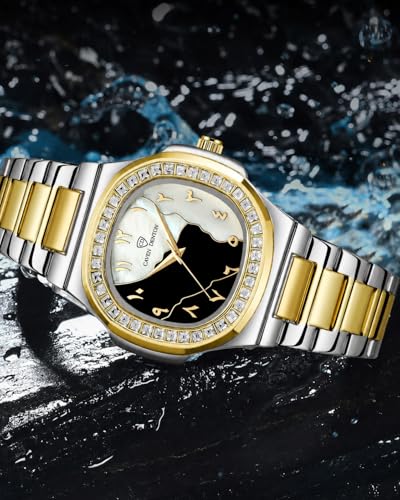 Image of Gosasa Fashion Men's Watches Date Business Watch Stainless Steel Luxury Style Luminous Quartz Waterproof Analog Display Male Wristwatch