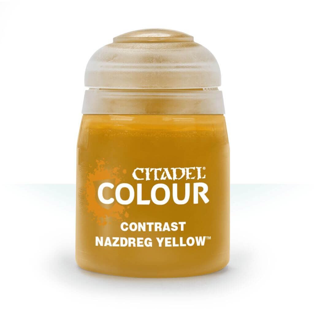 Games Workshop Citadel Nazdreg Yellow Paint - Wh Colour - Contrast Model Paint - 18ml