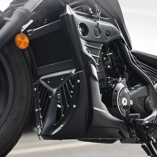 Carénage Moto Rebel CMX300/500 de 2017 à 2023 : Sabot Moteur Noir