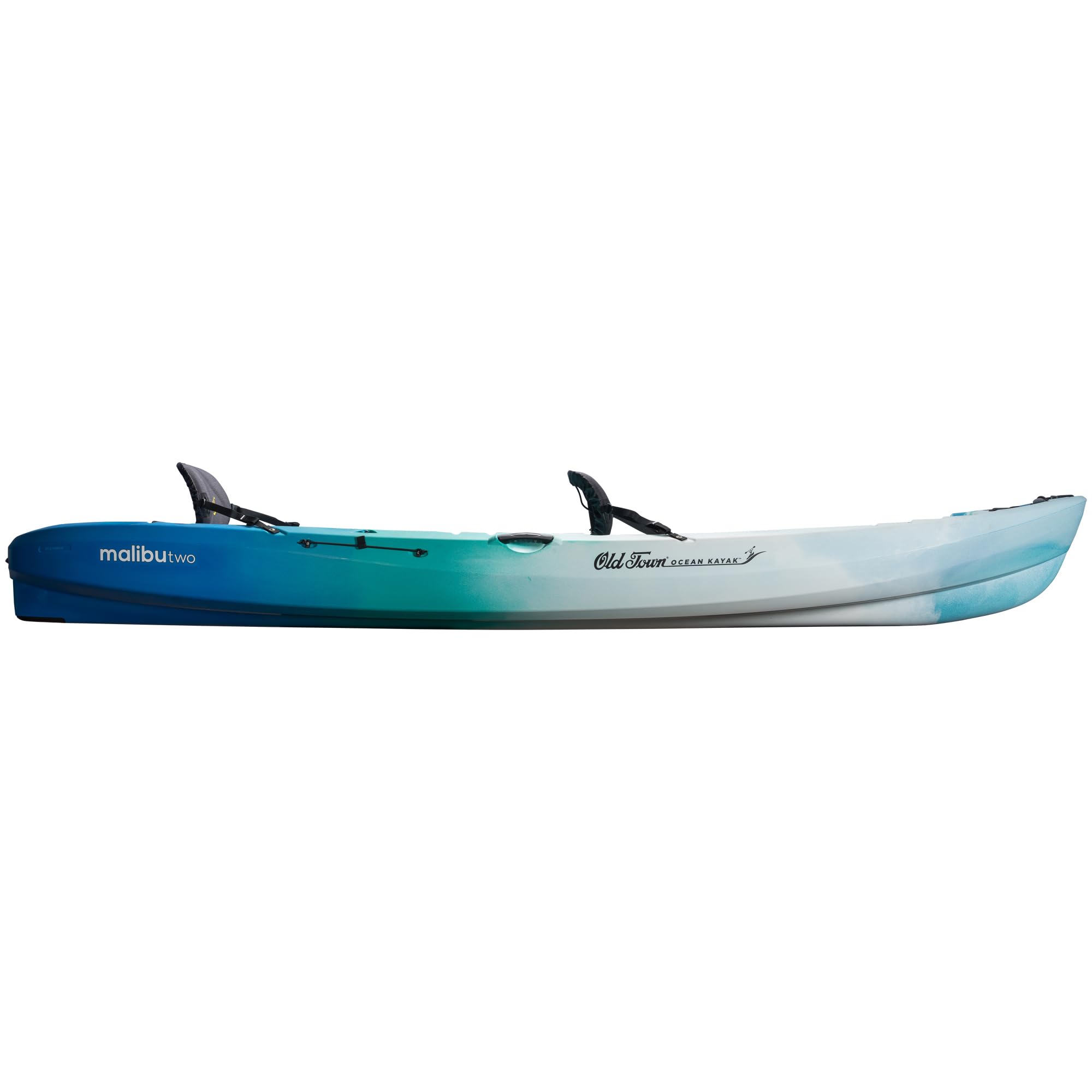 Old Town Ocean Kayak Malibu Two Kayak, 2-Person Recreational Paddle Boat, Horizon