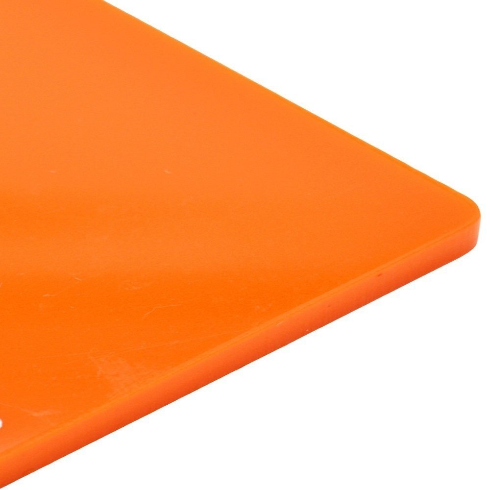 Crestglass Orange 3Mm Carrot Gloss Cast Acrylic Sheet 16 Sizes To Choose (300Mm X 300Mm)