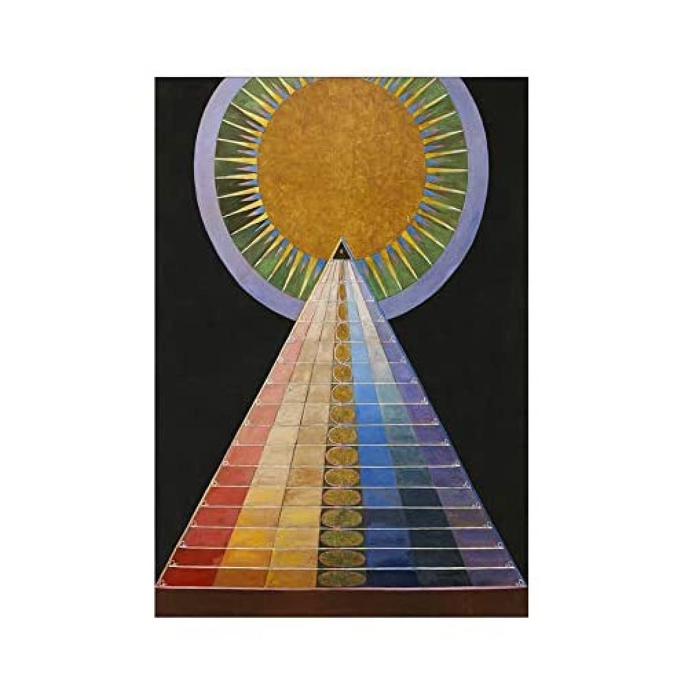 Wee Blue Coo Painting Hilma Af Klint 1907 Altarpiece No 1 Group Wall Art Print