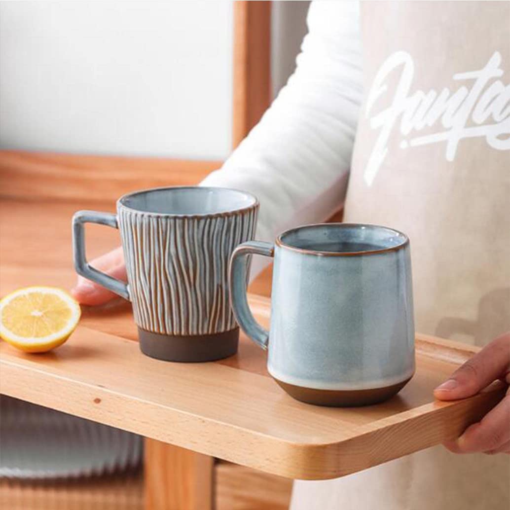 Japoński ceramiczny kubek do kawy w stylu vintage z uchwytem, ceramiczny kubek porcelanowy kubek do kawy mleka herbaty herbaty prezent dla kobiet do biura, do kuchenki mikrofalowej i zmywarki 250 ml