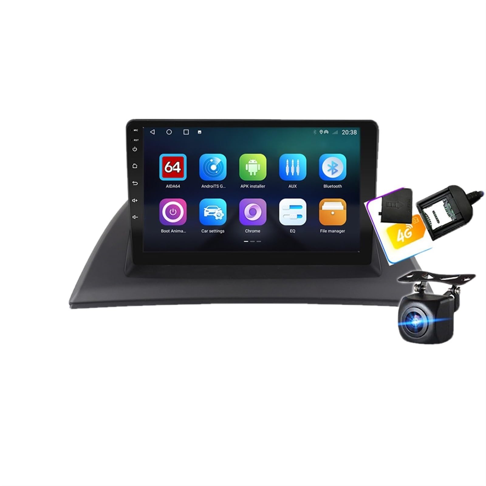 Car Android 10, for BMW, X3 E83 2004-2012 Car Radio Multimedia Video Player Navigation GPS 2 Din No Dvd car play screen(8C 6G 128 4GWIFI cam)