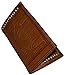 Handmade Moroccan By-fold Leather Wallet Large Vintage Exquisite Handy Brown