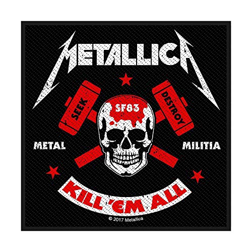 Metallica standard patch: metal militia (loose)