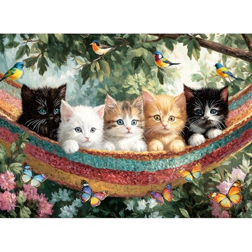 ZHISEOYI 500 Piece Jigsaw Puzzle for Adults, Cat 500 Piece