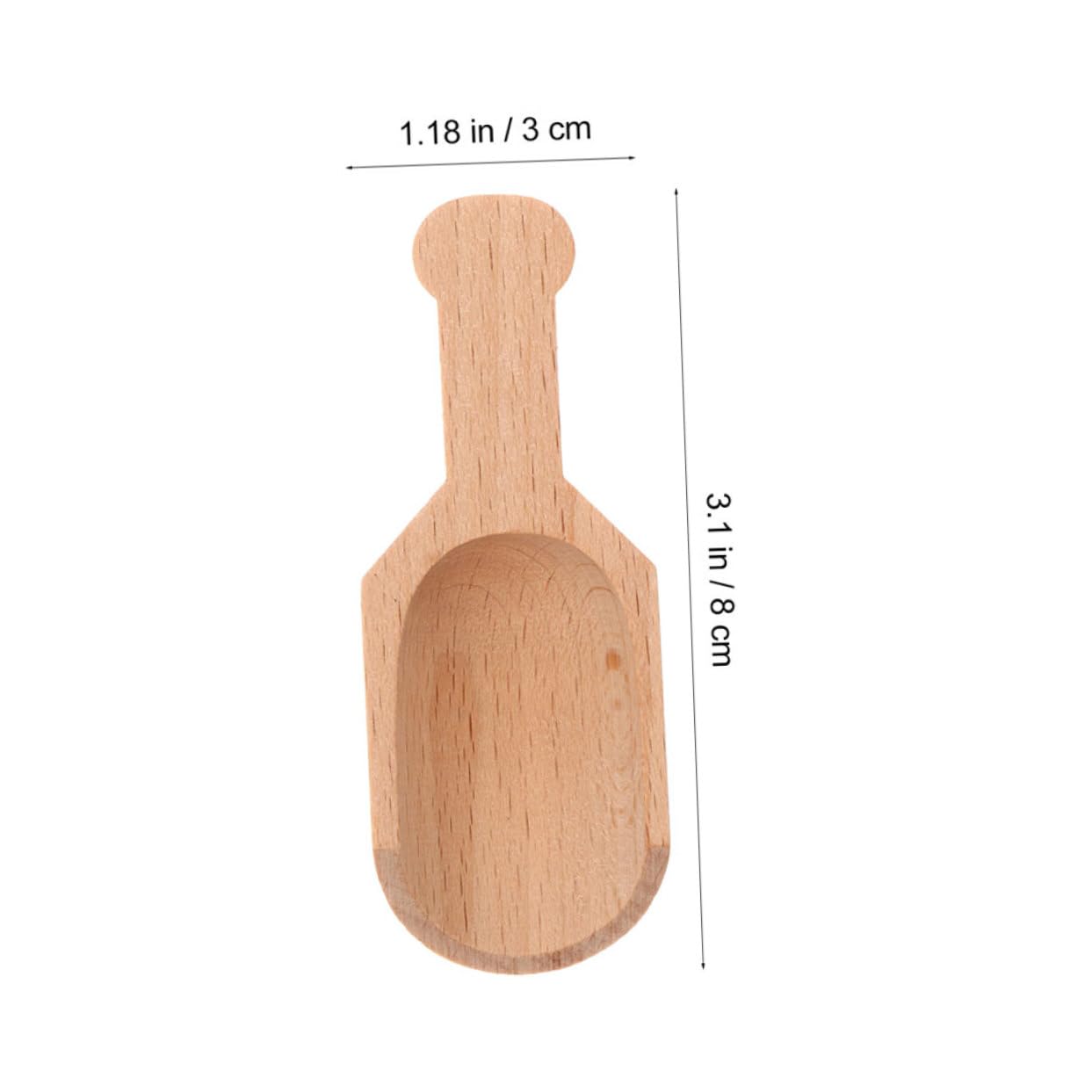 12pcs Multipurpose Wooden Tea Spoons for Kitchen Use