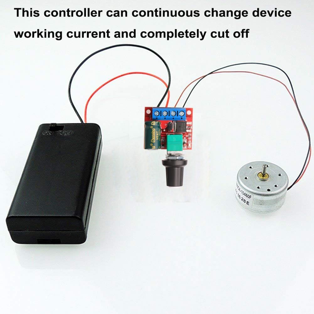 3-Pack PWM DC Motor Speed Regulator Controllers for 3V 6V 12V 24V 35V Mini Style Speed Control - Ideal for Rduino Projects - Image 5 thumbnail